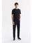 Erkek Siyah Slim Fit Klasik Bel Armürlü Pamuklu 5 Cep Pantolon B003038 1