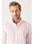 Erkek Açık Pembe Oxford %100 Pamuk Düğmeli Yaka Gömlek B002003 2