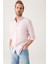 Erkek Açık Pembe Oxford %100 Pamuk Düğmeli Yaka Gömlek B002003 3