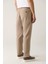 Erkek Bej Relaxed Fit Soft Touch Yandan Cepli Beli Lastikli Pantolon A41y3031 6