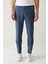 Erkek Mavi Relaxed Fit Beli Lastikli Keten Karışımlı Linen Touch Takım Elbise Pantolonu A41y3260 2