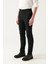 Erkek Siyah Esnek Chino Kanvas Pantolon B003002 2