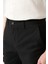 Erkek Siyah Esnek Chino Kanvas Pantolon B003002 4