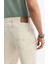 Erkek Bej Düz Yıkama Straight Fit Pantolon A51Y3548 5