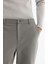 Erkek Gri-yeşil Carrot Fit Diyagonal Desenli Örme Pantolon A42y3061 4