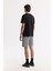 Erkek Siyah Regular Fit Bisiklet Yaka Enjeksiyon Baskılı 2'İplik T-Shirt A51Y1163 4