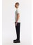 Erkek Beyaz Bisiklet Yaka Jakarlı Basic T-Shirt A51Y1165 3