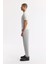 Erkek Ekru Regular Fit Düğmesiz Polo Yaka Boyuna Ajur Desenli Rayon Triko T-shirt A51Y5015 3