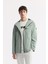 Erkek Mint Yeşil Comfort Fit Kapüşonlu Rüzgar Geçirmez Hafif Mont A51y6054 1