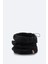 Erkek Siyah Polar Basic Boyunluk Bere ve Eldiven Seti B009250 2
