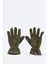 Erkek Haki Polar Basic Boyunluk Bere ve Eldiven Seti B009250 4