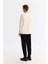 Erkek Ekru Bisiklet Yaka Baskılı Soft Touch Sweatshirt A42y1307 5