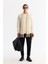 Erkek Ekru Bisiklet Yaka Baskılı Soft Touch Sweatshirt A42y1307 6