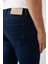 Erkek Lacivert Eskitme Yıkamalı Esnek Jean Pantolon B003525 7