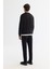 Erkek Siyah Bisiklet Yaka Içi 3 Iplik Şardonlu Sweatshirt B001033 4