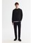 Erkek Siyah Bisiklet Yaka Içi 3 Iplik Şardonlu Sweatshirt B001033 5