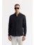 Erkek Beyaz Relaxed Fit Beli Lastikli %100 Keten Pantolon B003032 6