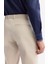 Erkek Bej Slim Fit Klasik Bel Pamuklu Yumuşak Tuşeli Chino Pantolon A51Y3078 5