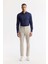 Erkek Bej Slim Fit Klasik Bel Pamuklu Yumuşak Tuşeli Chino Pantolon A51Y3078 7