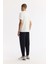 Erkek Ekru Bisiklet Yaka Baskılı Bi Stretch Interlok T-shirt A51y1166 4