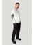 Erkek Siyah Baggy Fit Klasik Bel Pliseli Elastan Pantolon A42Y3064 1