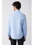Erkek Açık Mavi Regular Fit Oxford %100 Pamuk Düğmeli Yaka Gömlek B002003 4