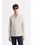Erkek Bej Regular Fit Düğmeli Yaka %100 Pamuk Oxford Gömlek B002034 1
