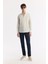 Erkek Bej Regular Fit Düğmeli Yaka %100 Pamuk Oxford Gömlek B002034 5