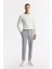 Erkek Gri Comfort Slim Fit Yan Cepli Beli Lastikli Bi Stretch Teknik Kumaş Pantolon A51y3201 1