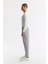 Erkek Gri Comfort Slim Fit Yan Cepli Beli Lastikli Bi Stretch Teknik Kumaş Pantolon A51y3201 2