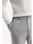 Erkek Gri Comfort Slim Fit Yan Cepli Beli Lastikli Bi Stretch Teknik Kumaş Pantolon A51y3201 4