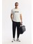 Erkek Ekru Bisiklet Yaka Baskılı Bi Stretch Interlok T-shirt A51y1166 7