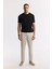 Erkek Siyah Regular Fit Bisiklet Yaka Boyuna Ajurlu Triko T-shirt A51Y5023 5