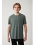 Erkek Haki Soft Touch Bisiklet Yaka T-shirt B001031 1