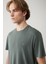 Erkek Haki Soft Touch Bisiklet Yaka T-shirt B001031 2