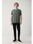 Erkek Haki Soft Touch Bisiklet Yaka T-shirt B001031 5