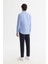 Erkek Mavi Regular Fit Düğmeli Yaka %100 Pamuk Oxford Gömlek B002034 4
