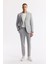 Erkek Gri Comfort Slim Fit Yan Cepli Beli Lastikli Bi Stretch Teknik Kumaş Pantolon A51y3201 8
