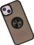 iPhone 15 Kılıf Montreal Yüzüklü Silikon Kapak - Siyah - KA3534-9715 2