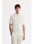 Erkek Ekru Polo Yaka Basic Rayon Triko T-shirt A51Y5035 1