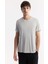 Erkek Açık Regular Fit Soft Touch Bisiklet Yaka T-Shirt B001031 5