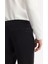 Erkek Siyah Regular Fit Esnek İnterlok Kumaş Lastikli Paça Eşofman Altı B003400 5
