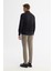 Erkek Siyah Regular Fit Düğmeli Yaka %100 Pamuk Oxford Gömlek B002034 5