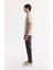 Erkek Bej Regular Fit Polo Yaka Jakarlı Buklet İplik Triko T-shirt A51Y5040 3