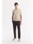 Erkek Bej Regular Fit Polo Yaka Jakarlı Buklet İplik Triko T-shirt A51Y5040 5