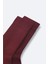 Erkek Bordo Düz Bambu Soket Çorap B008505 3