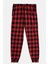 Erkek Siyah Bisiklet Yaka %100 Pamuk Ekoseli Özel Kutulu Pijama Takımı E003304 8