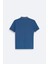 Erkek Indigo Kıvrılmaz Yaka Cepli 2 Düğmeli Polo Yaka T-shirt E001031 7
