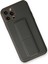 iPhone 12 Pro Kılıf Coco Deri Standlı Kapak - Füme - KA5385-1528 2