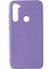 Xiaomi Redmi Note 8 Kılıf Nano Içi Kadife Silikon - Lila - KA9989-4389 1